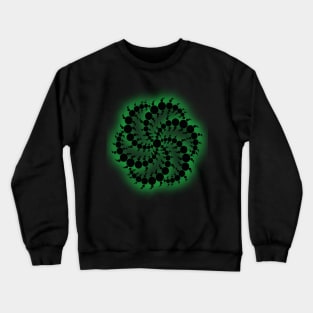 Fractal Alien Spiral Crewneck Sweatshirt